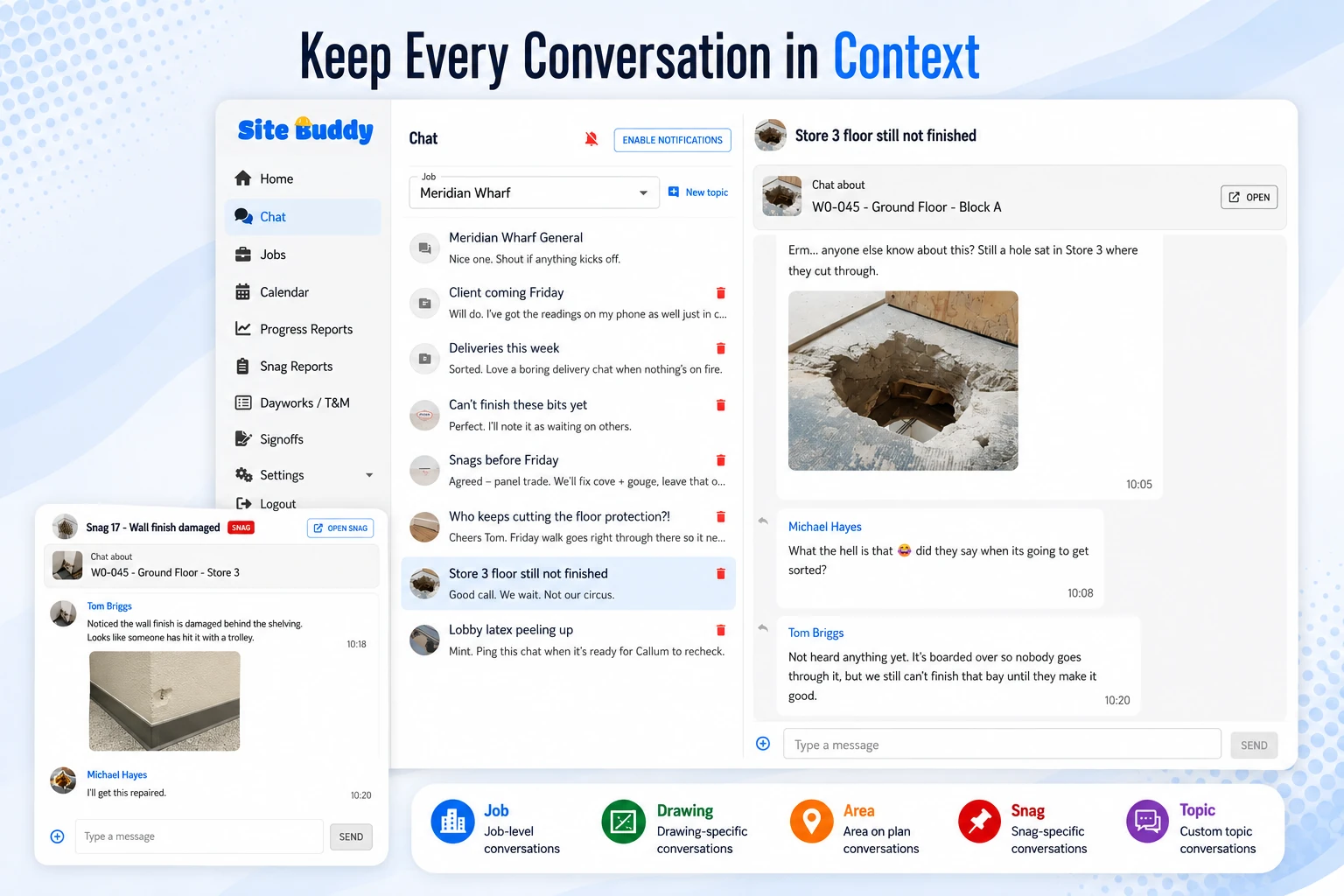 Keep every conversation in context